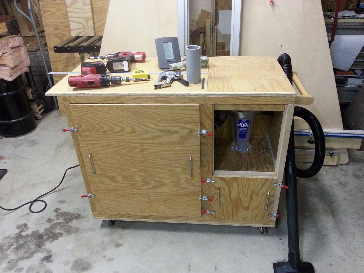 Portable Dust Collection System With Noise Reduction & Dust Separator