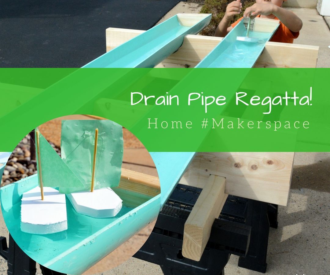 DIY Drain Pipe Regatta (aka Raingutter Regatta) 3 Steps (with
