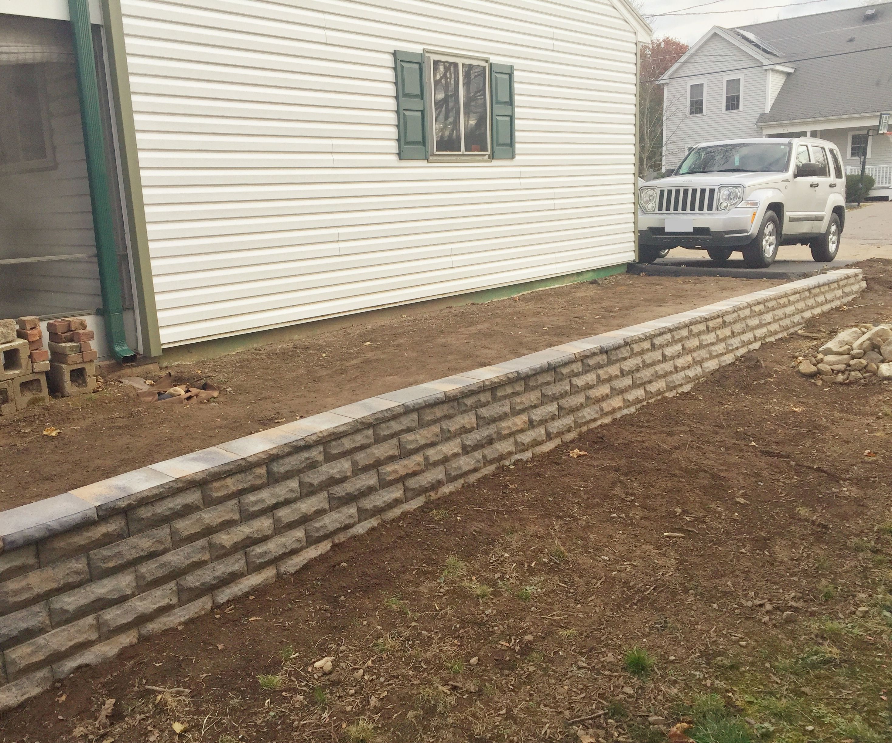 How to build a retaining wall brick - Builders Villa