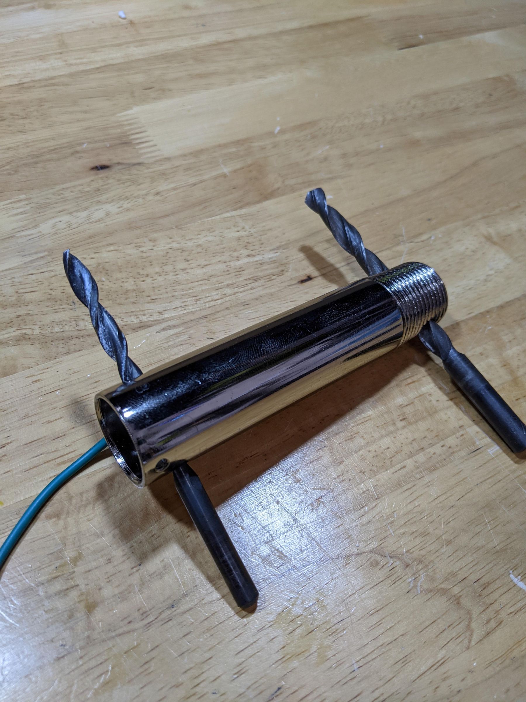 Make Your Own 10 Ft. Ceiling Fan Downrod (Or Any Length Downrod) 9