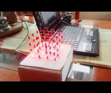 3d led cube 4x4x4 DIY Project DIY Project Image
