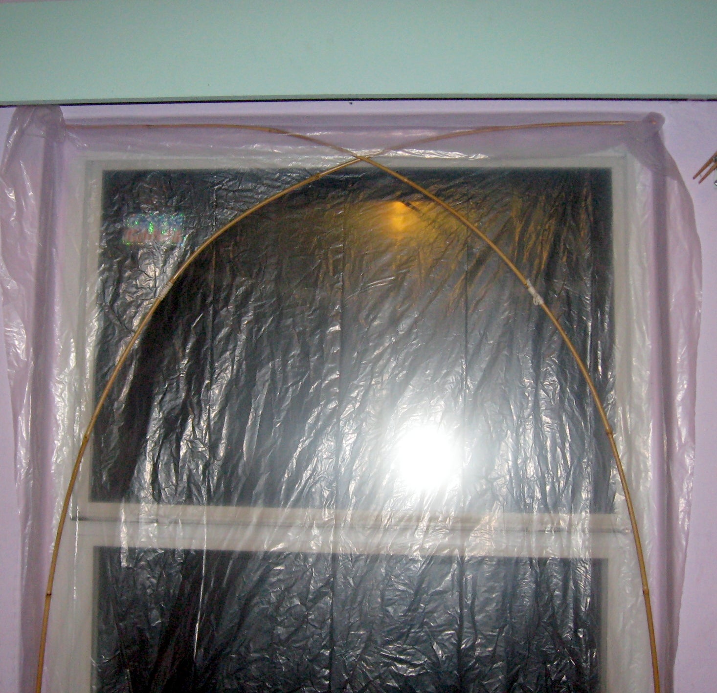 Hang Plastic Film Over Windows Without Tape 6 Steps Instructables
