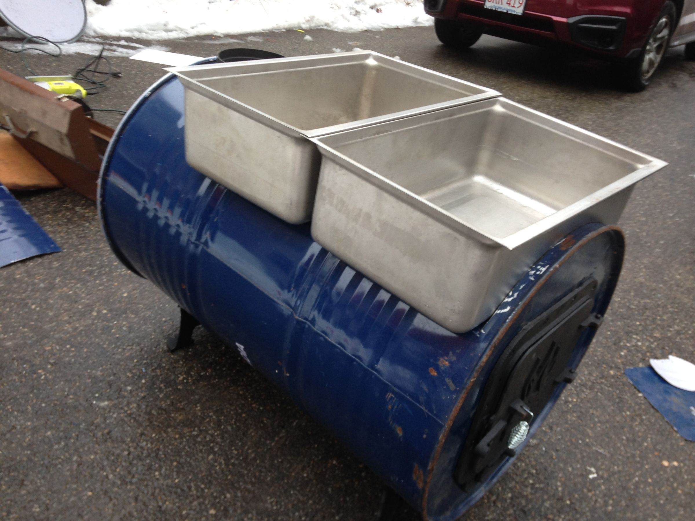 Maple Sap Evaporator for Under 100 and Finished in Under Three Hours