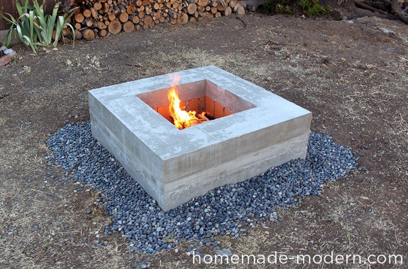 HomeMade Modern DIY Concrete Fire Pit : 22 Steps (with Pictures) - Instructables