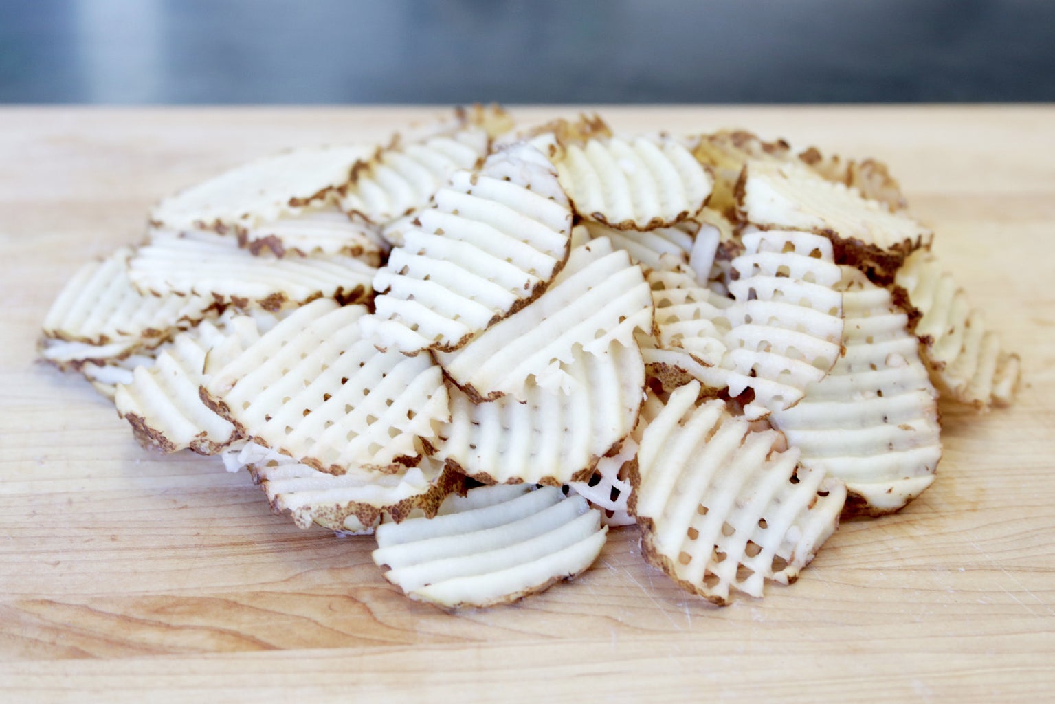 How To Cut Waffle Fries With A Mandolin Waffle Fries : 5 Steps (with Pictures) - Instructables