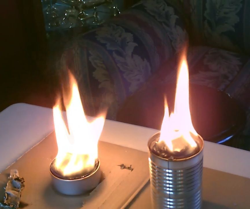 TIN CAN Air Heaters! Survival/SHTF Air Heater/Stove Simple