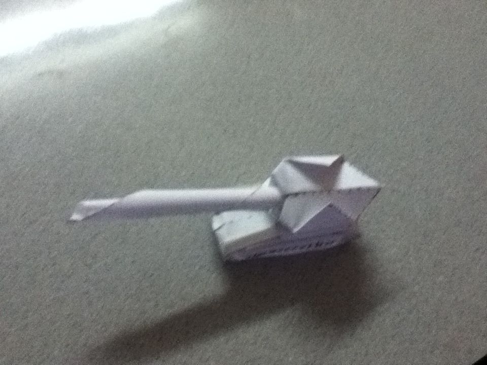 origami combat tank DIY Project DIY Project Image