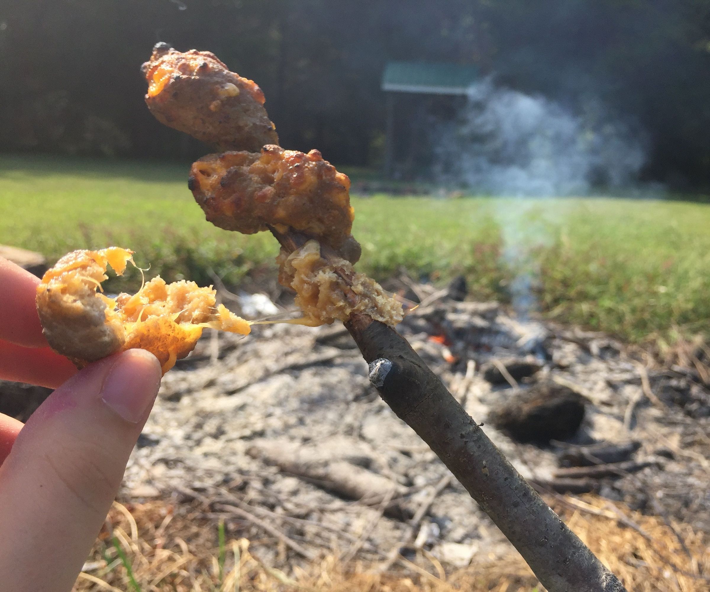 Baking Bread Twists Over a Fire