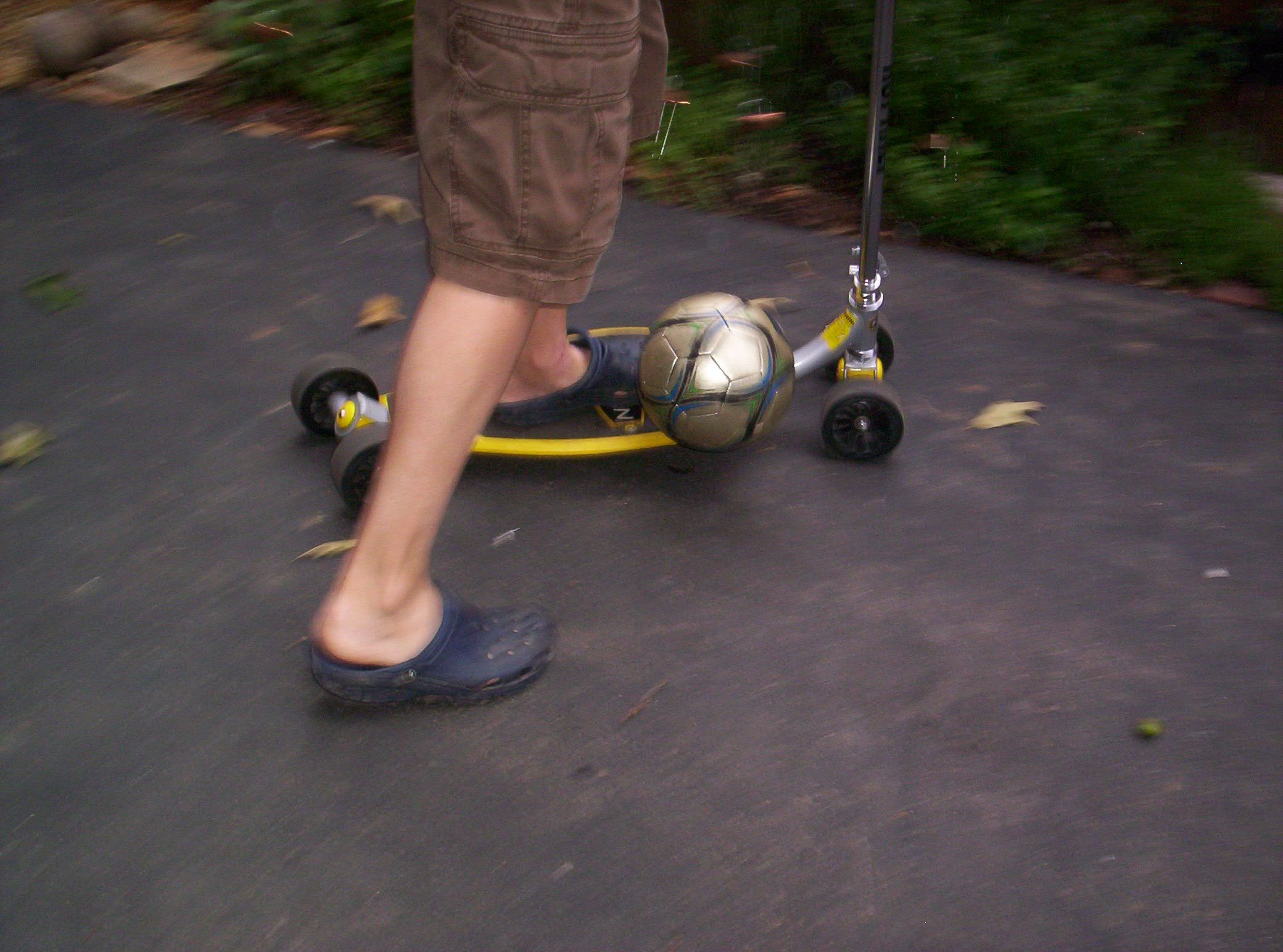Scooter Soccer 3 Steps Instructables