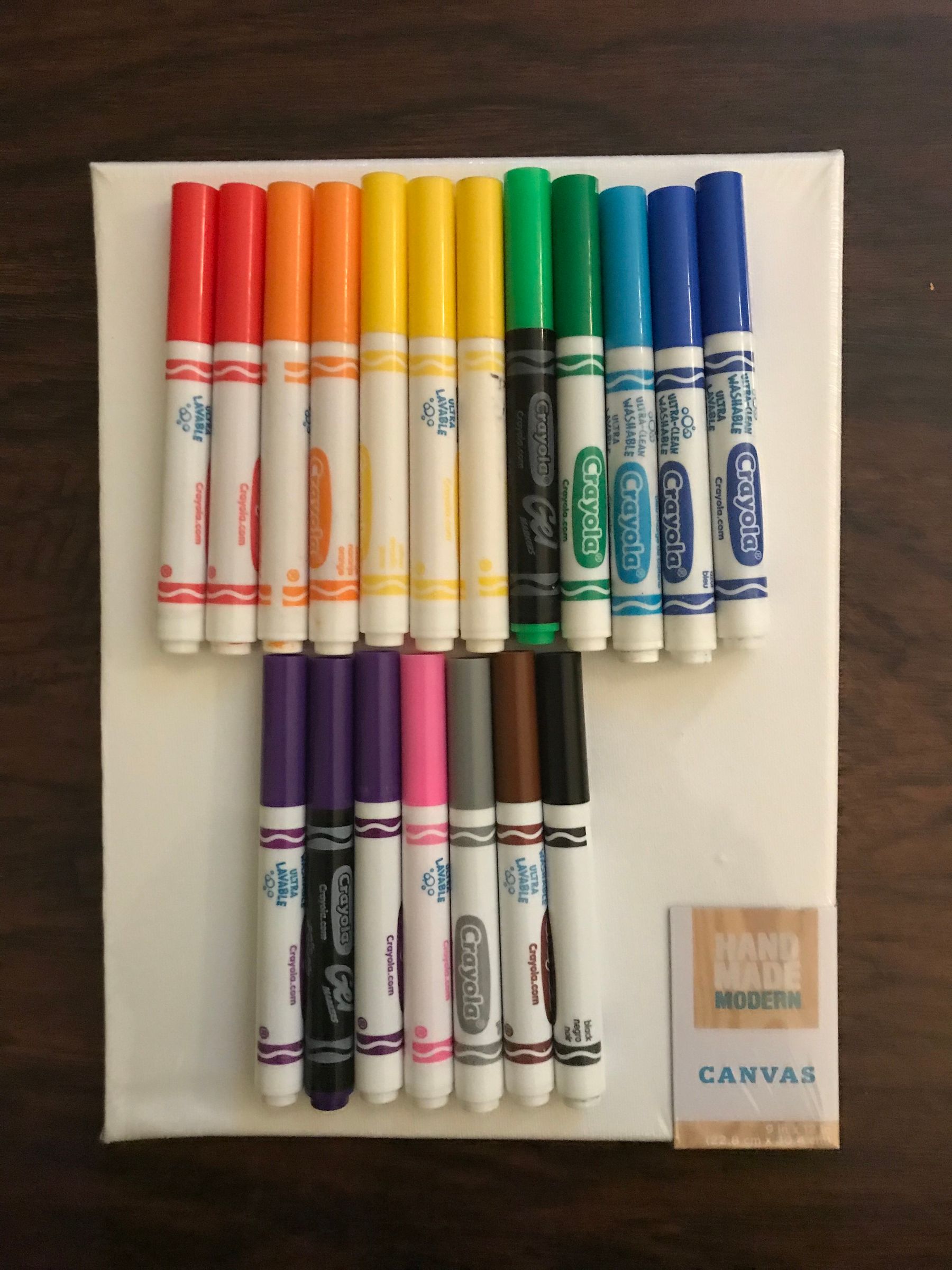 How to Make Marker and Rubbing Alcohol Art on a Canvas 5 Steps