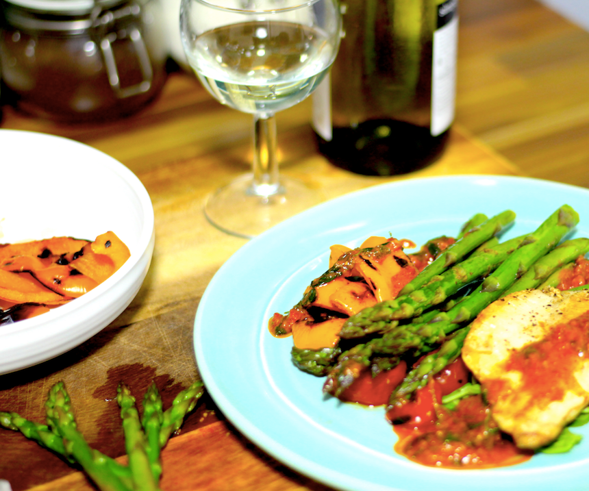 Pan Fried Sea Bass With Chargrilled Vegetables Cooking With Benji 8