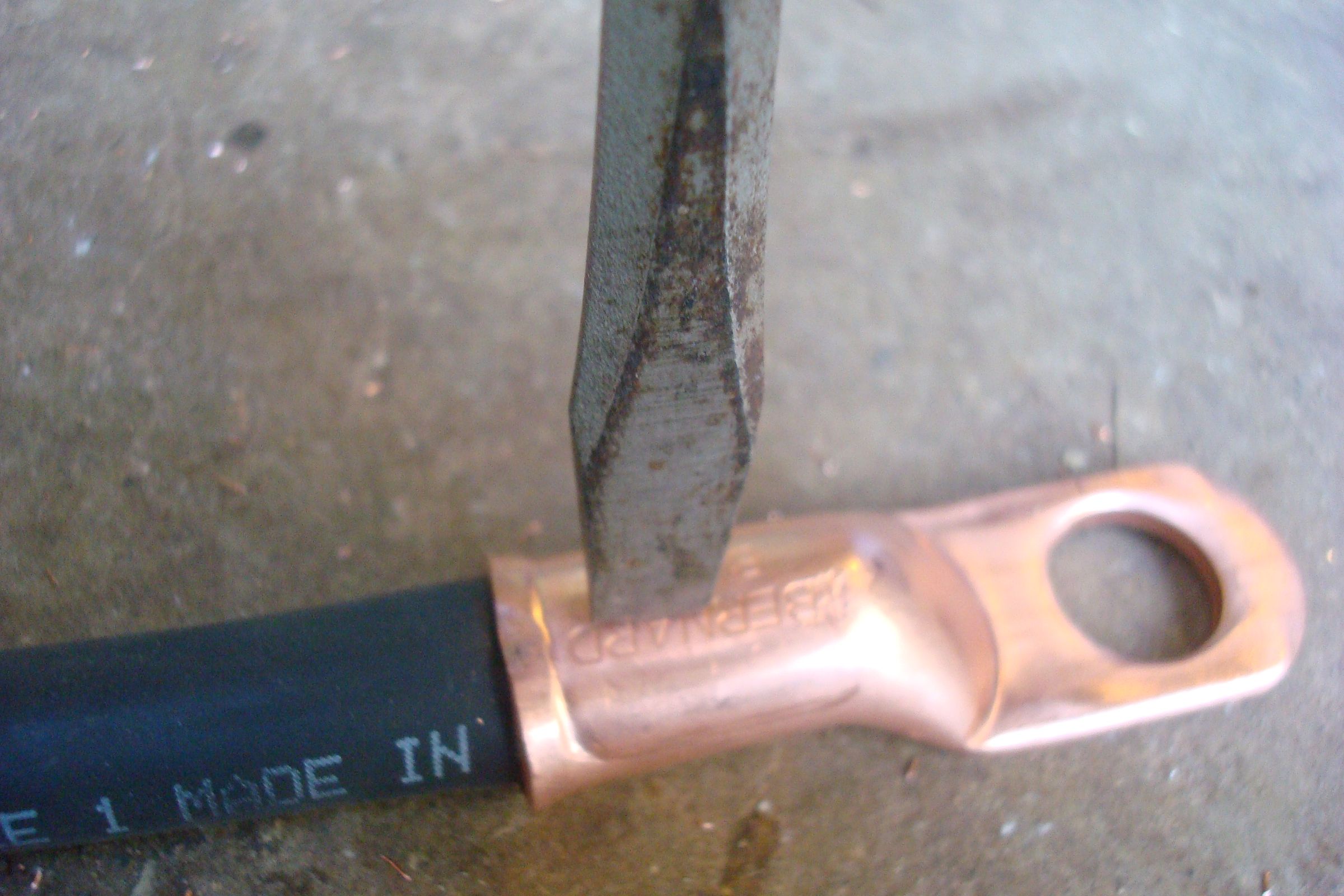 Properly Crimping a Copper Welding Lug. 5 Steps (with Pictures
