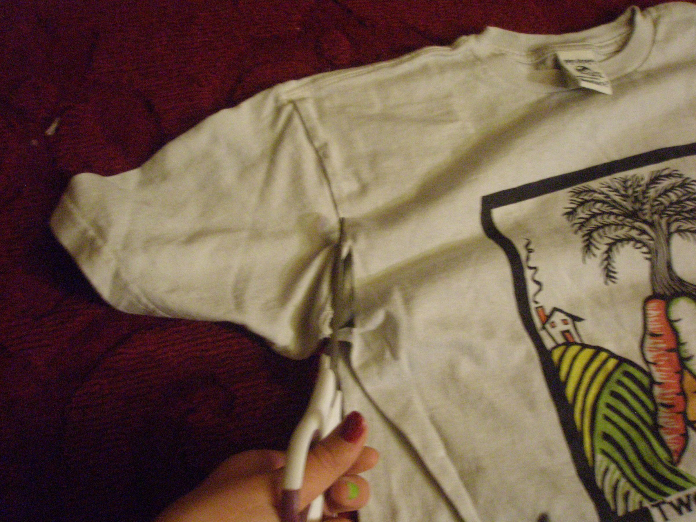 How to Make a Drawstring Backpack Out of a Tshirt 6 Steps