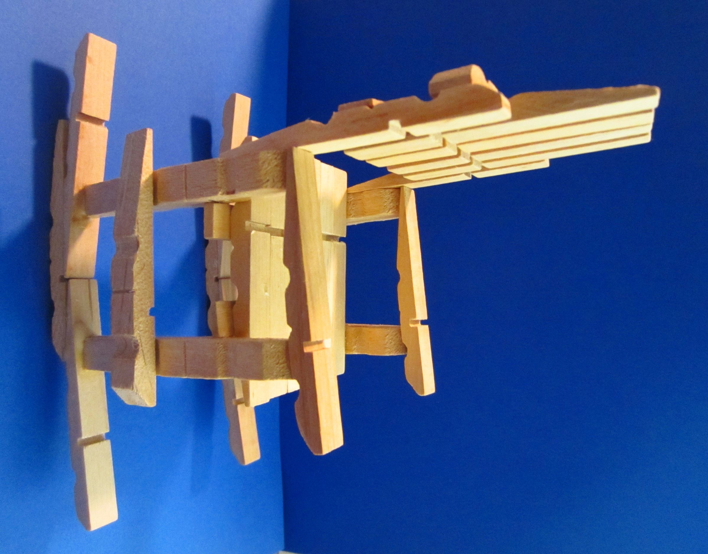 Clothespin Rocking Chair So Easy to Make Instructables