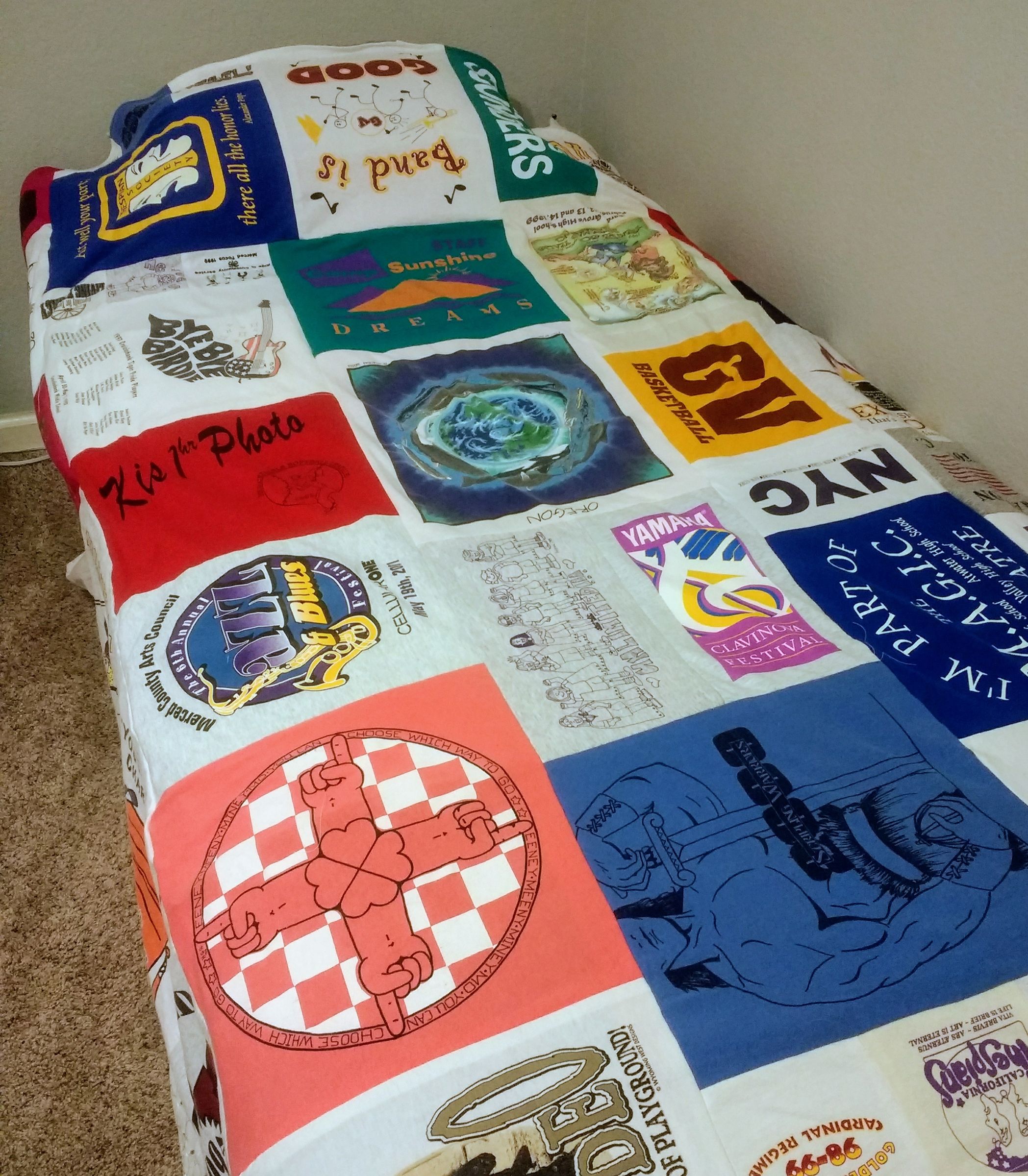 TShirt Duvet Cover 7 Steps (with Pictures) Instructables