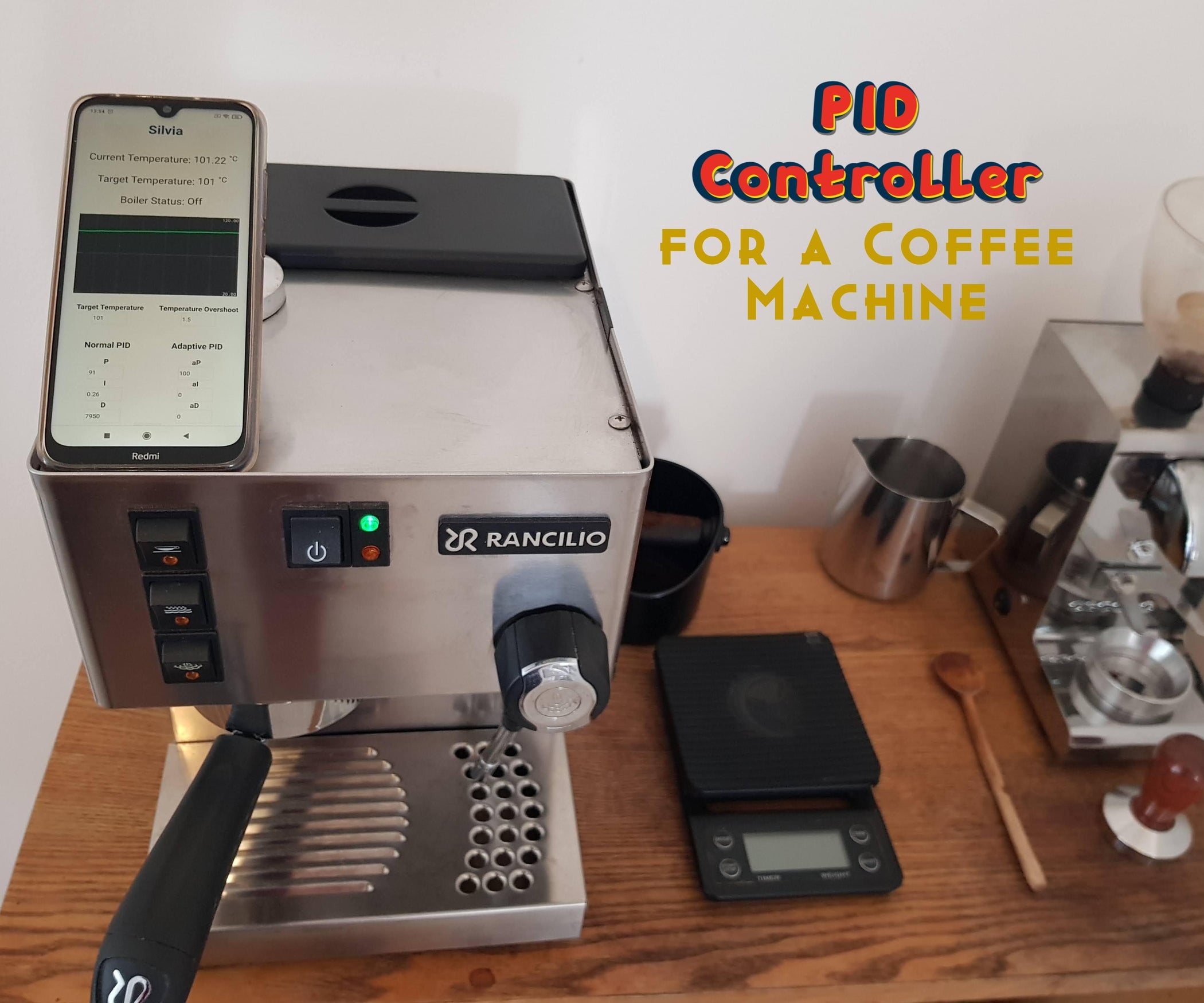 PID Controlled Thermostat Using ESP32 (Applied to a Rancilio Silvia
