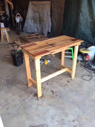 Pallet Table 7 Steps With Pictures Instructables - How To Make A Table Out Of Old Pallets Pallet Table 7 Steps With Pictures Instructables - How To Make A Table Out Of Old Pallets