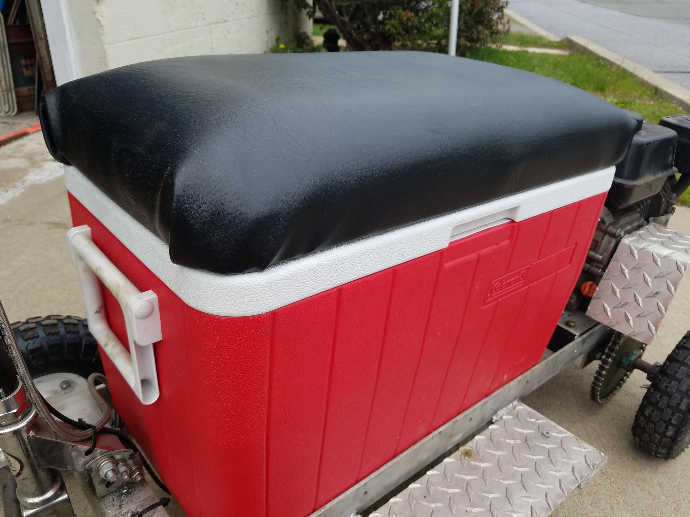 DIY Gas Powered Cooler Kart 9 Steps Instructables