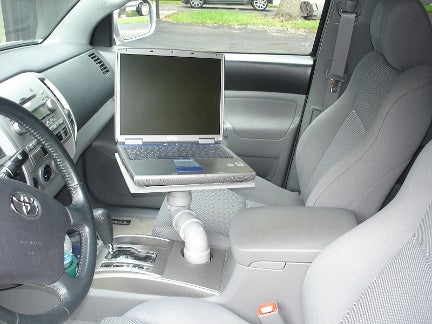 How I Built An Inexpensive Laptop Tray For My Truck 7 Steps Instructables Inexpensive Laptop Tray For My Truck, Car Seat Laptop Tray
