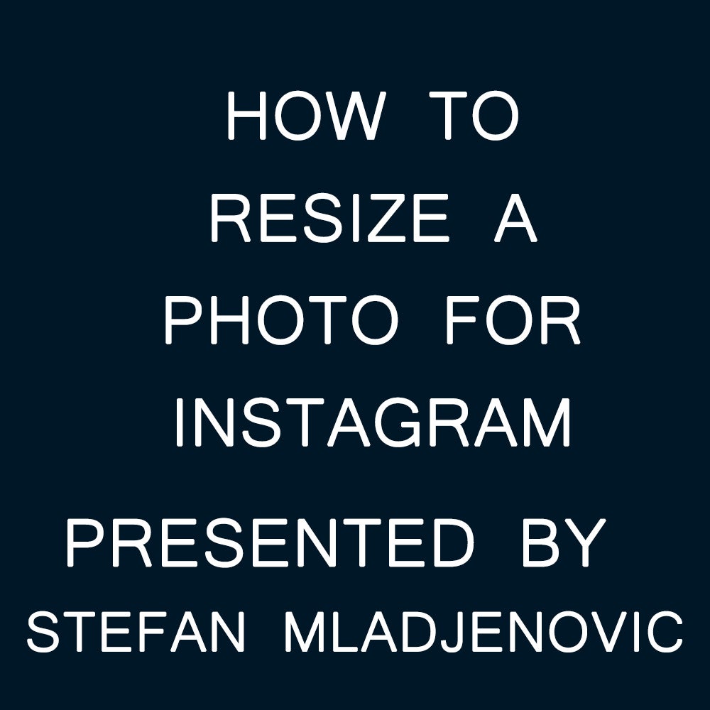 for instagram using adobe photoshop cs