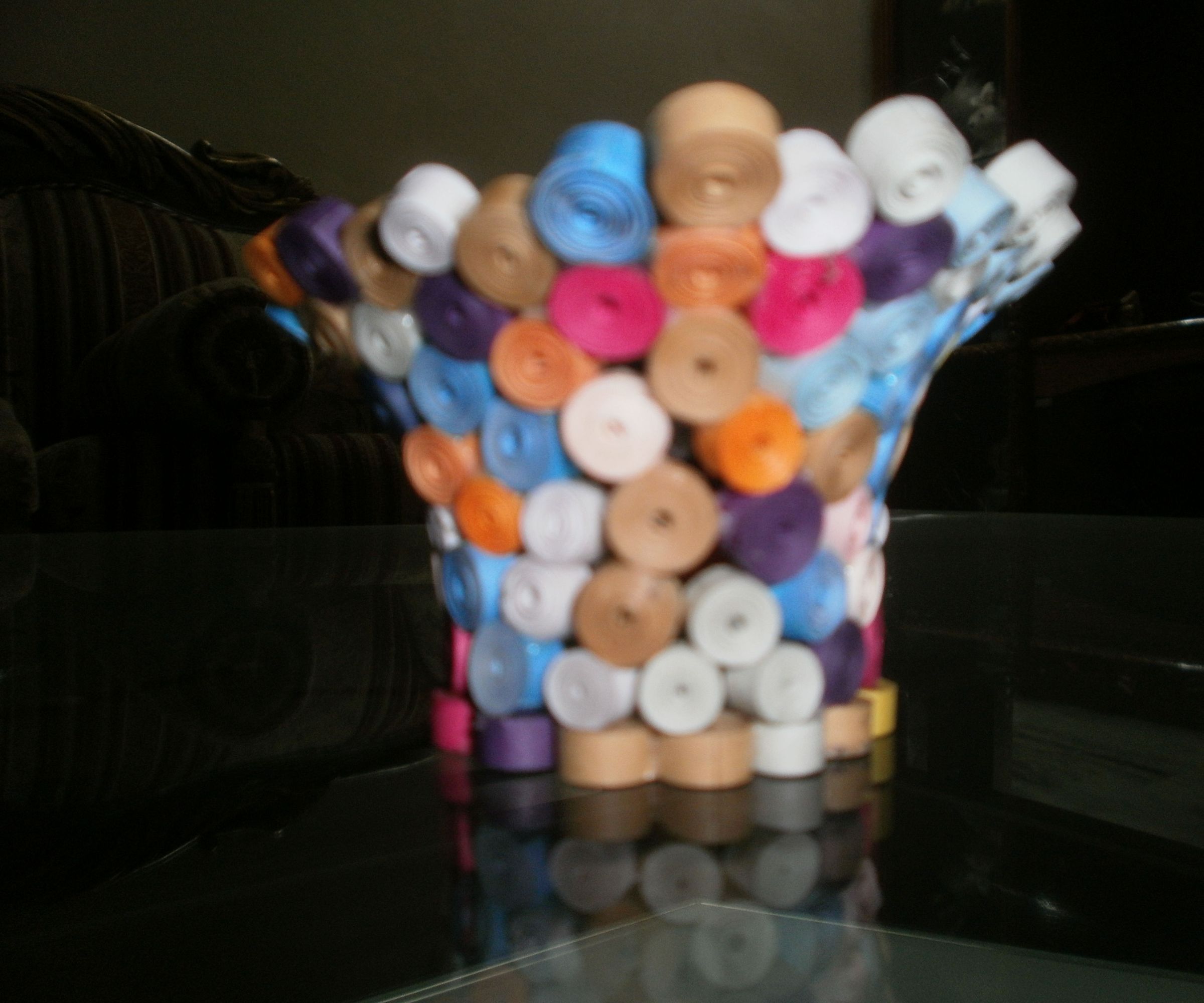 candle stand of quills DIY Project DIY Project Image