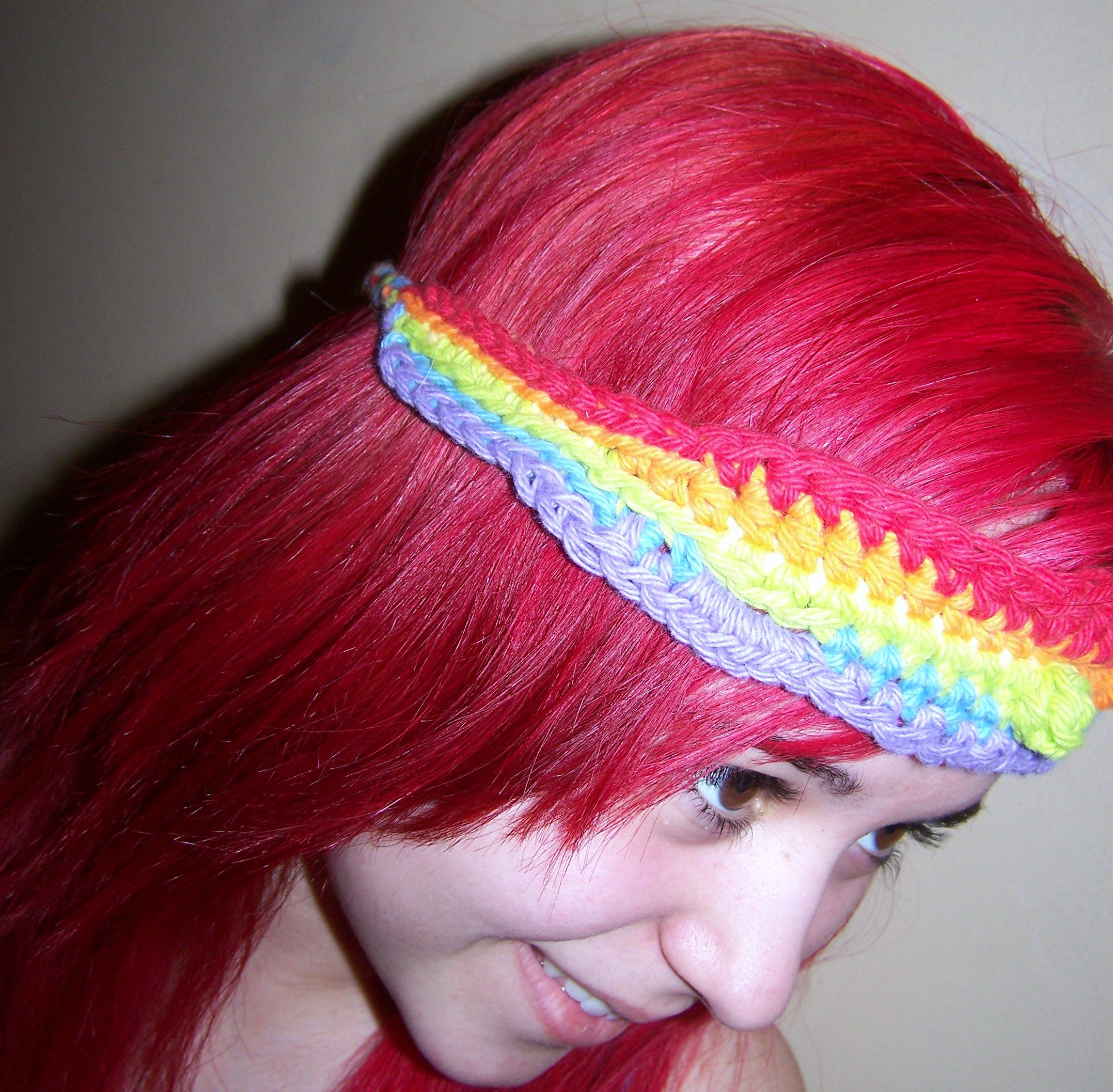 Rainbow Headband and Red Haired Girl