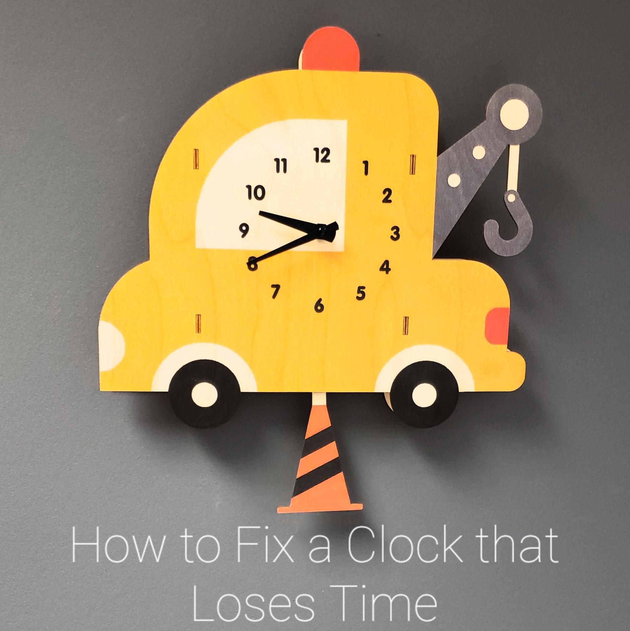 How to Fix a Clock That Loses Time 3 Steps (with Pictures