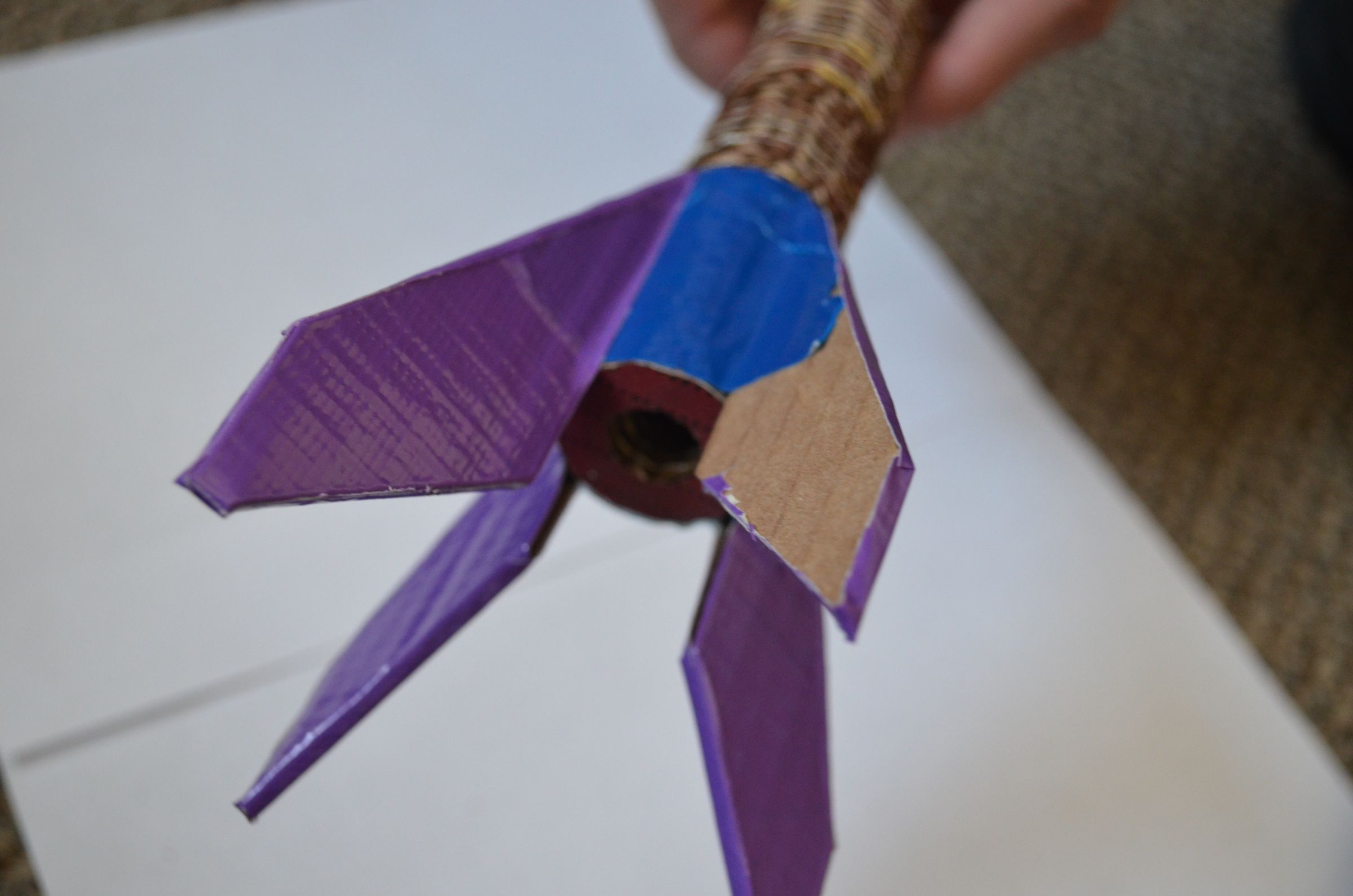 Cardboard Rocket It Flies! 7 Steps Instructables