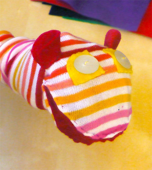 'Talking' Sock Puppet 6 Steps Instructables