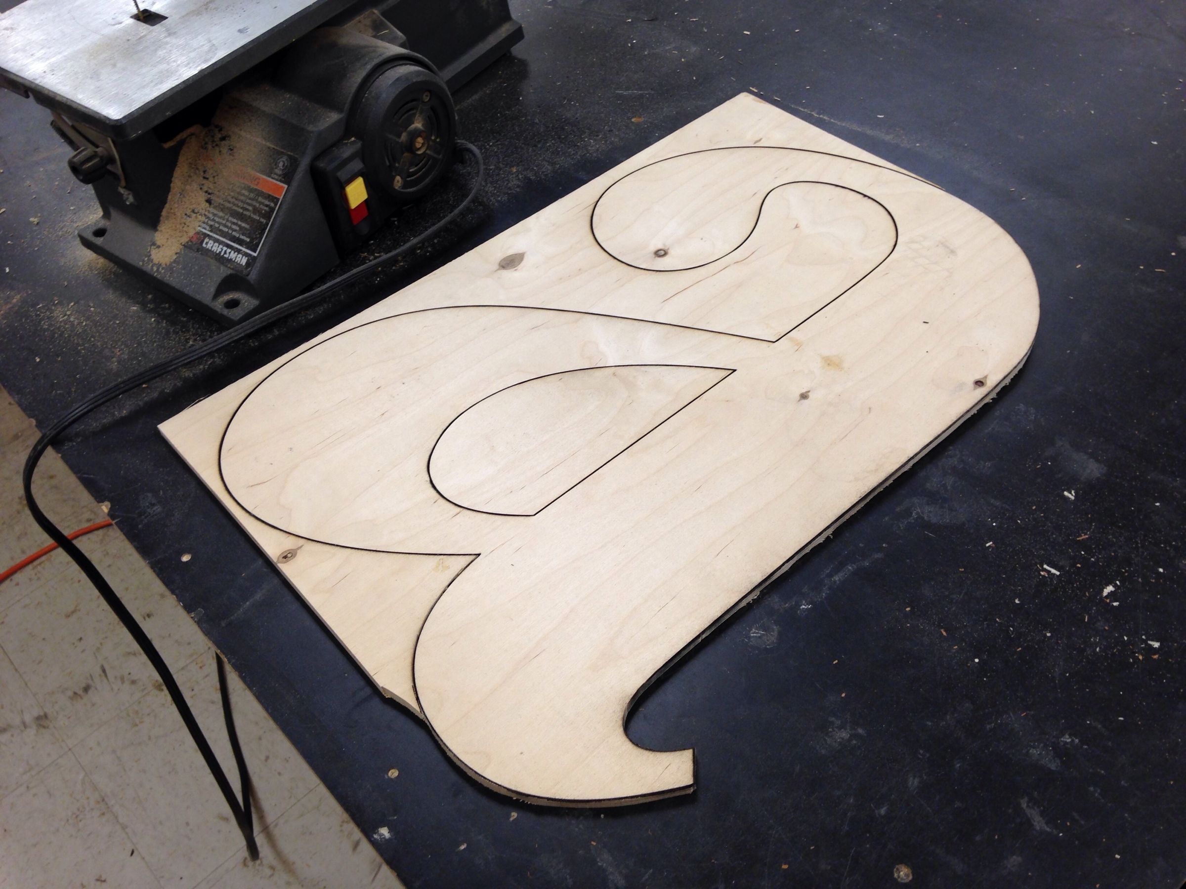 Laser Cutter / Engraver Large Wooden Letter 7 Steps Instructables