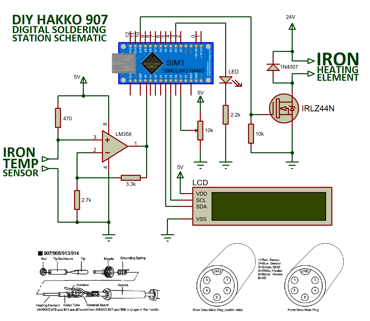 DIY Digital Soldering Station (Hakko 907) 17 Steps (with Pictures