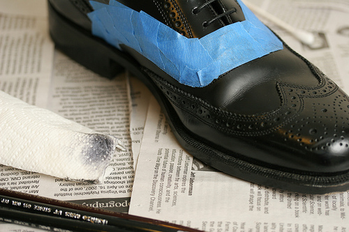 white spray paint for leather shoes