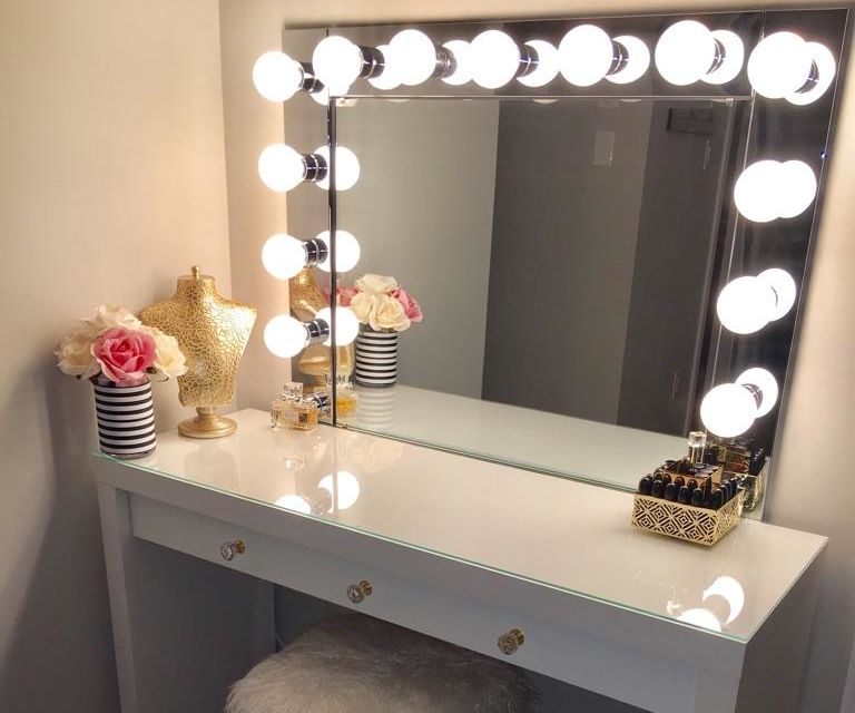 Vanity Mirror With Desk Lights 8 Steps With Pictures Instructables
