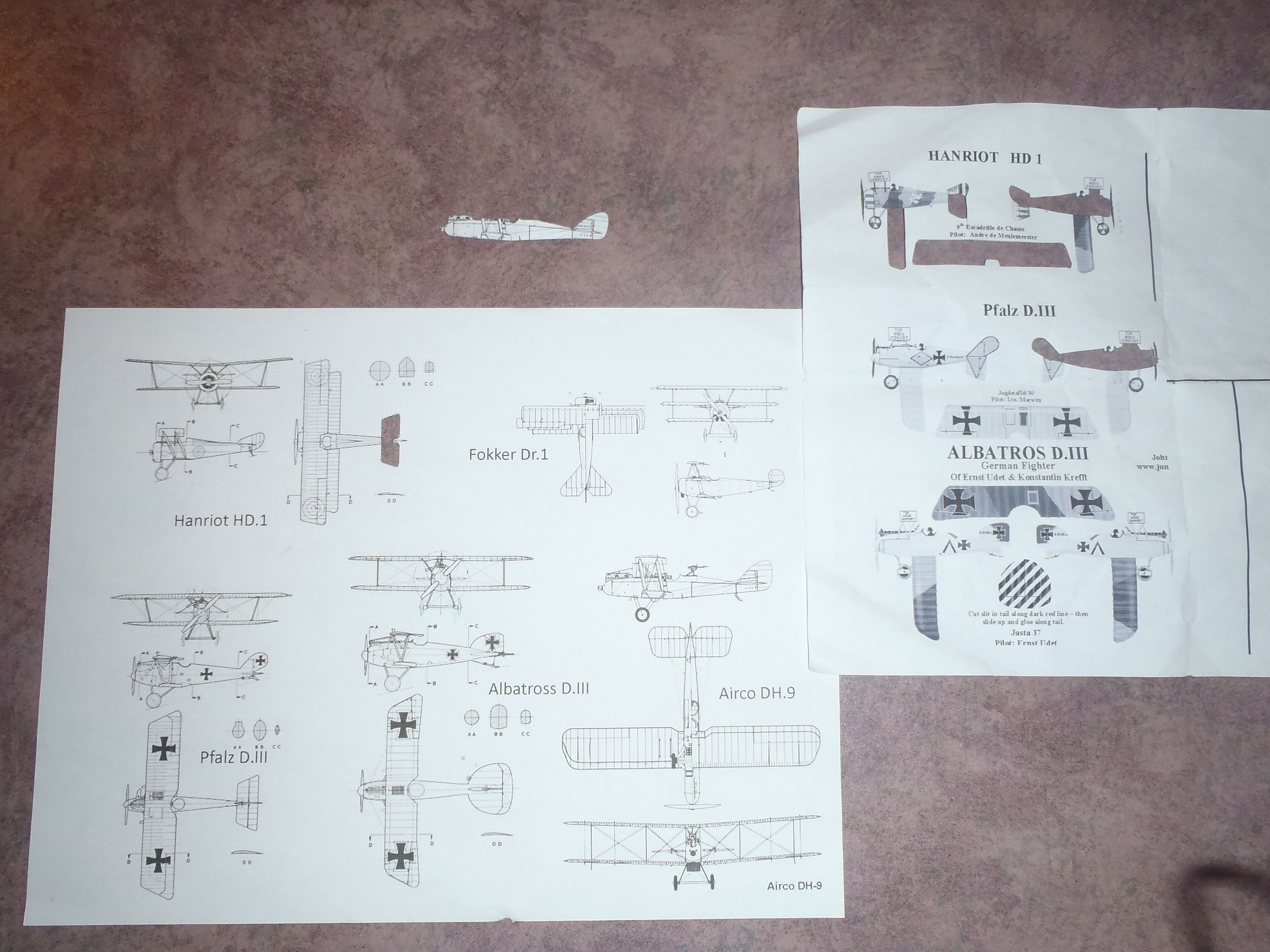 Scratchbuilt Model Airplanes (for Miniature Gaming) 4 Steps