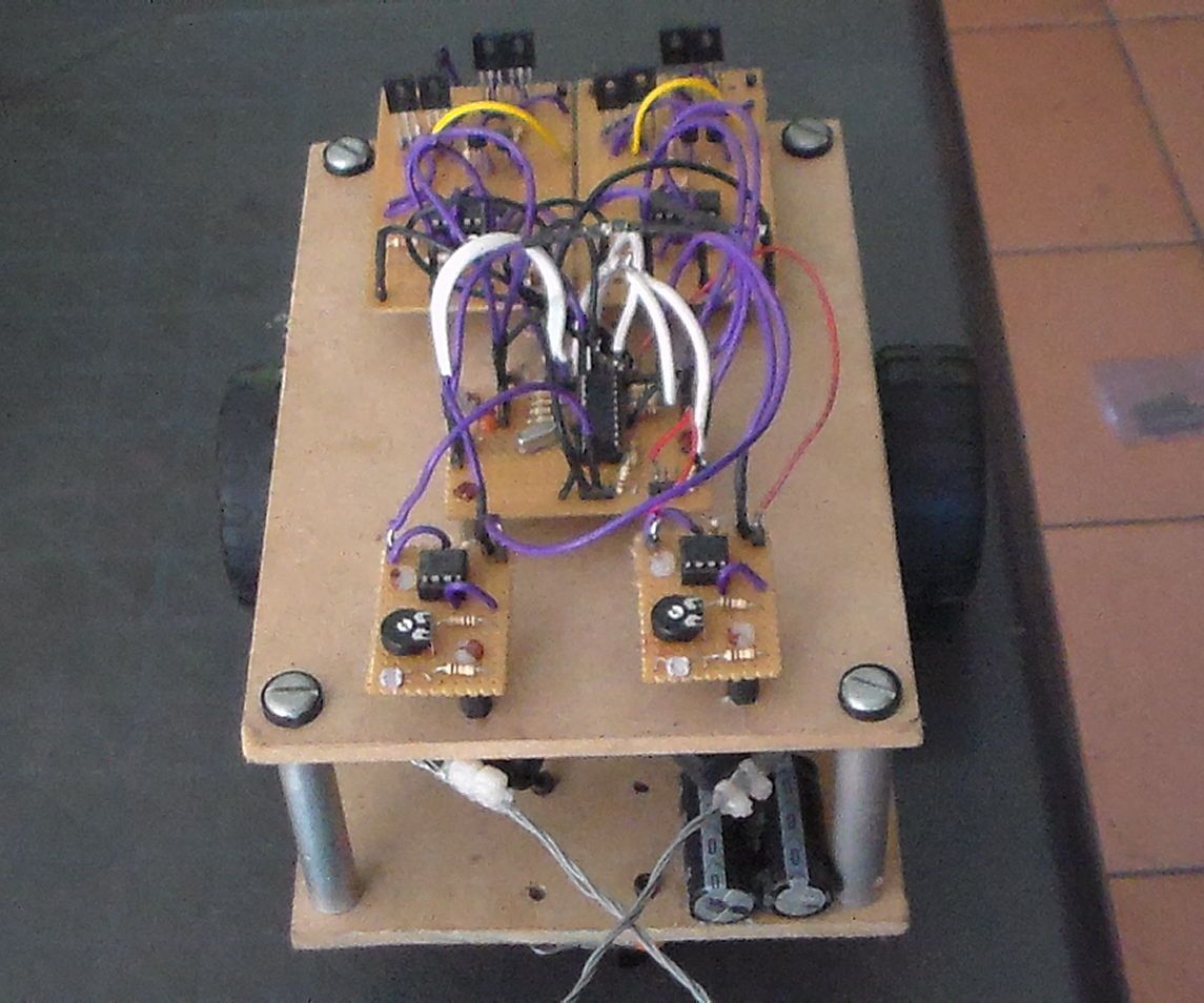 Step-by-step guide for pic based lf and avoiding robot DIY Project DIY project