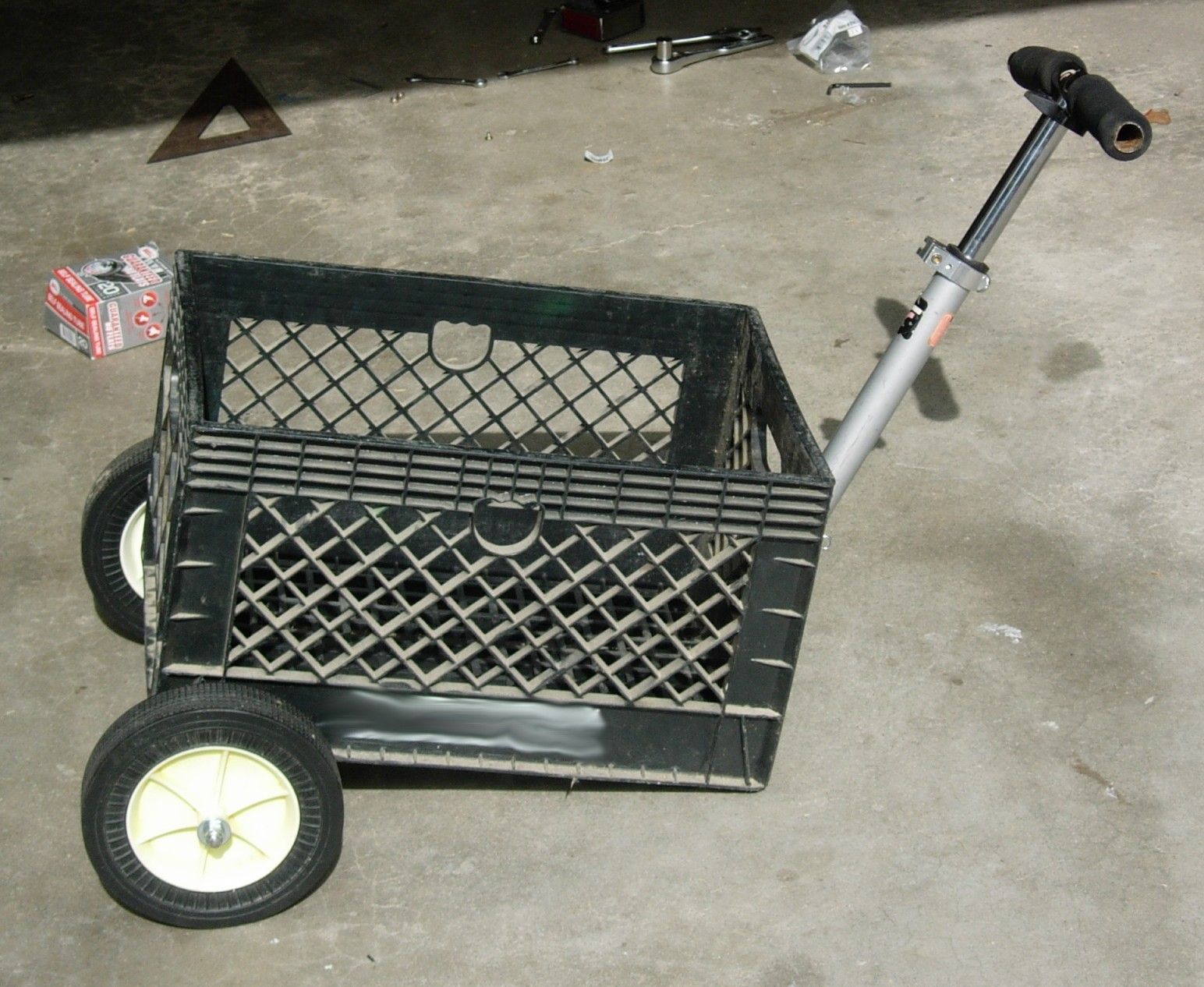Build a Milk Crate Cart 5 Steps (with Pictures) Instructables