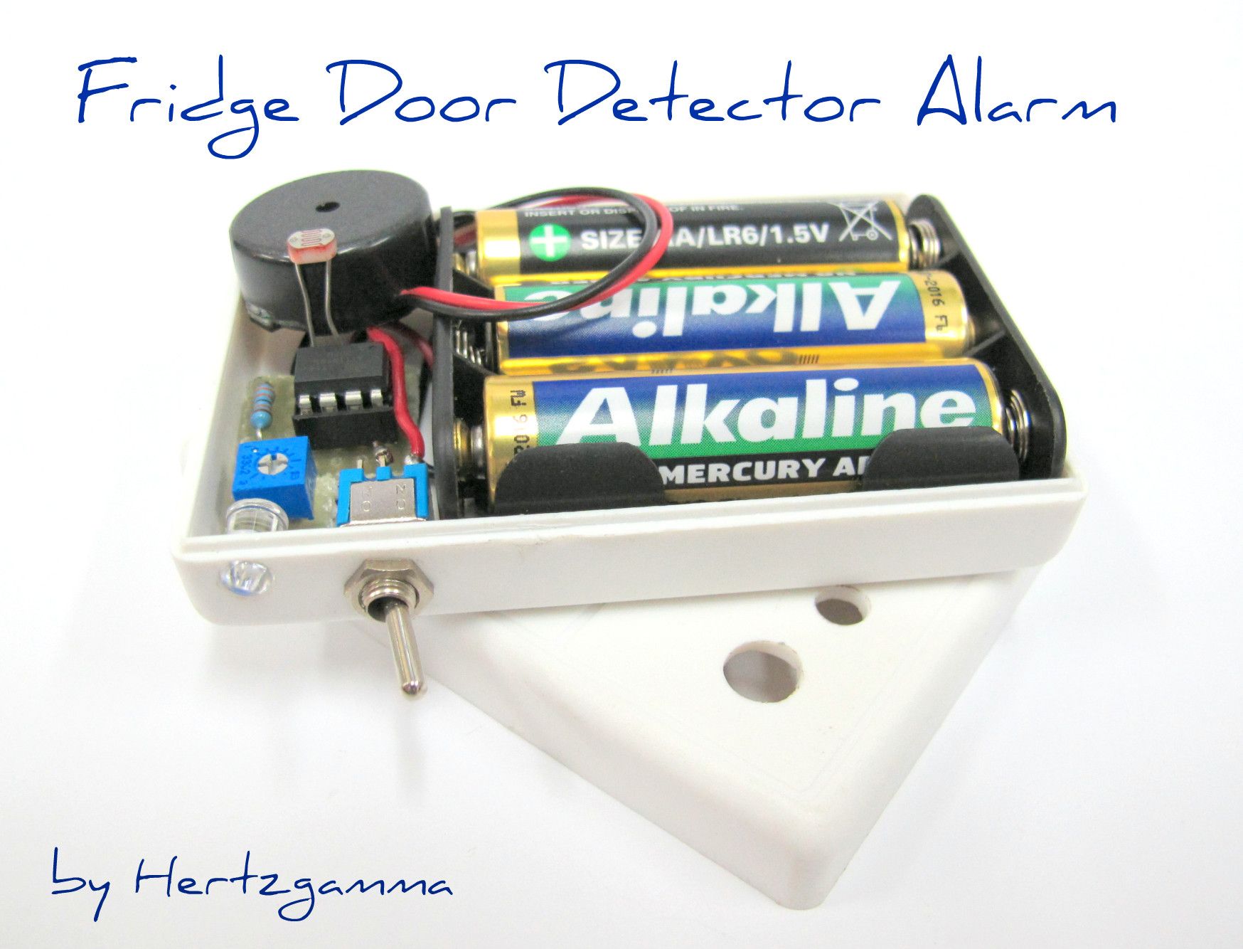 Fridge Door Detector Alarm 13 Steps (with Pictures) Instructables