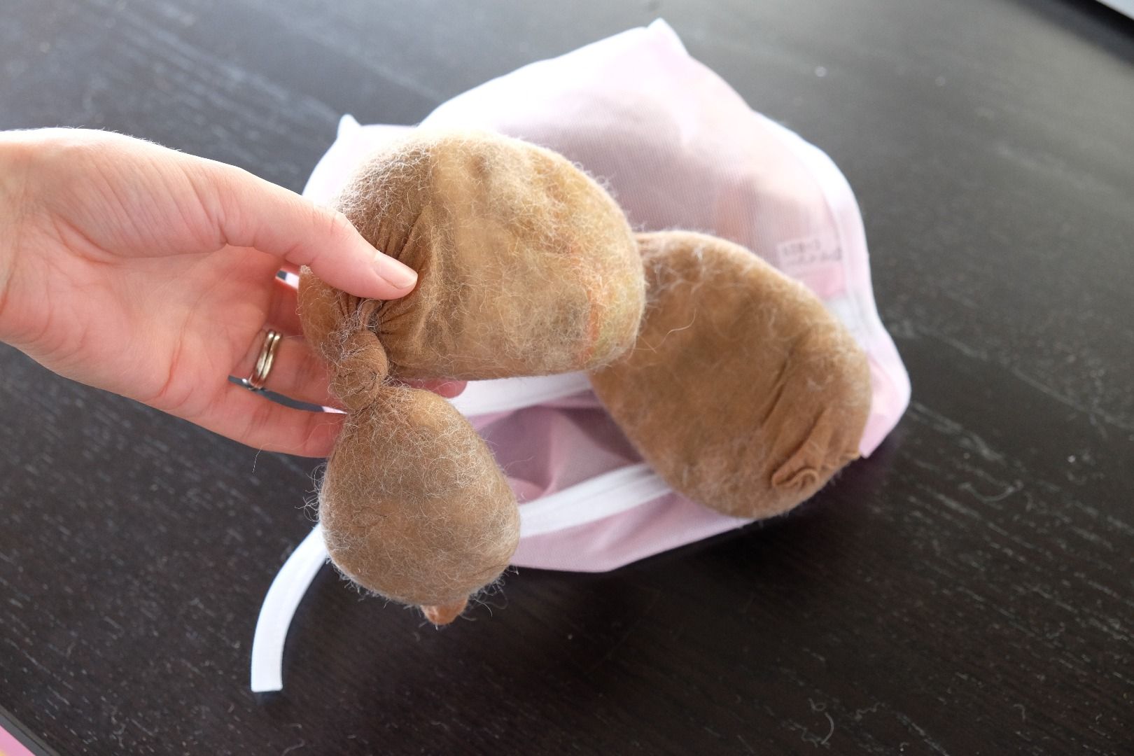 Wet Felt Realistic Stones Using a Washing Machine 10 Steps (with