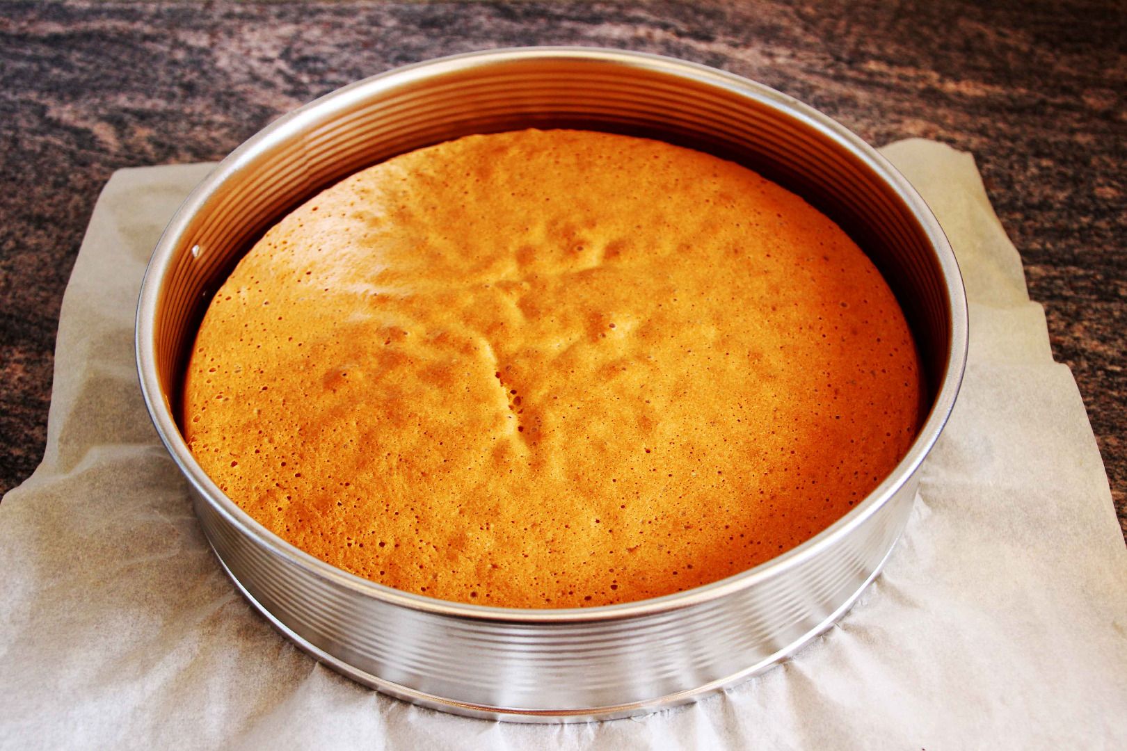 Basic Sponge Cake Base Recipe 4 Steps Instructables