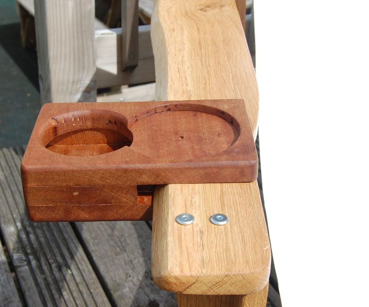 DIY guide for Adirondack chair cup holder with step-by-step instructions