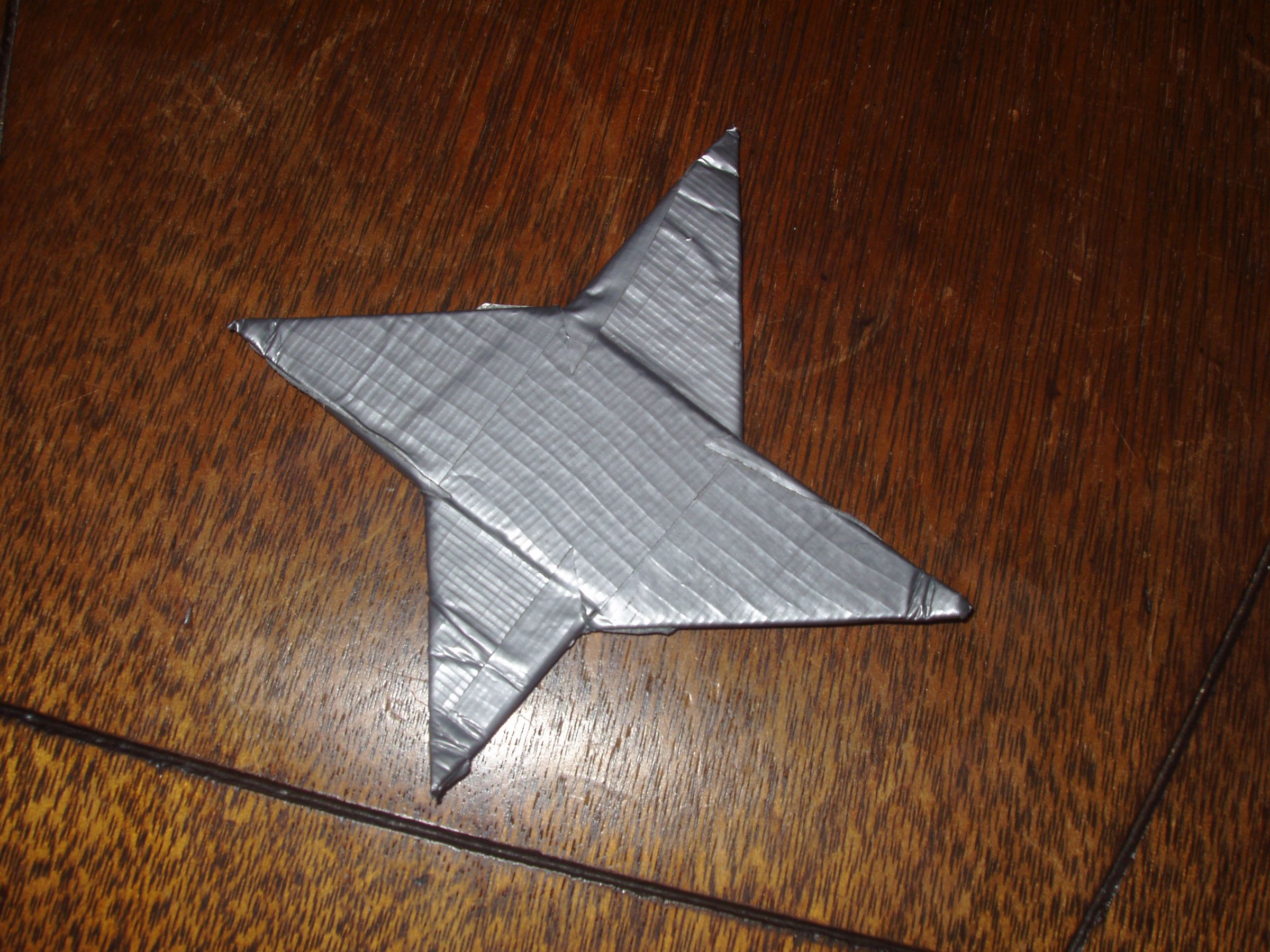 how to make a duct tape ninja star DIY Project DIY Project Image