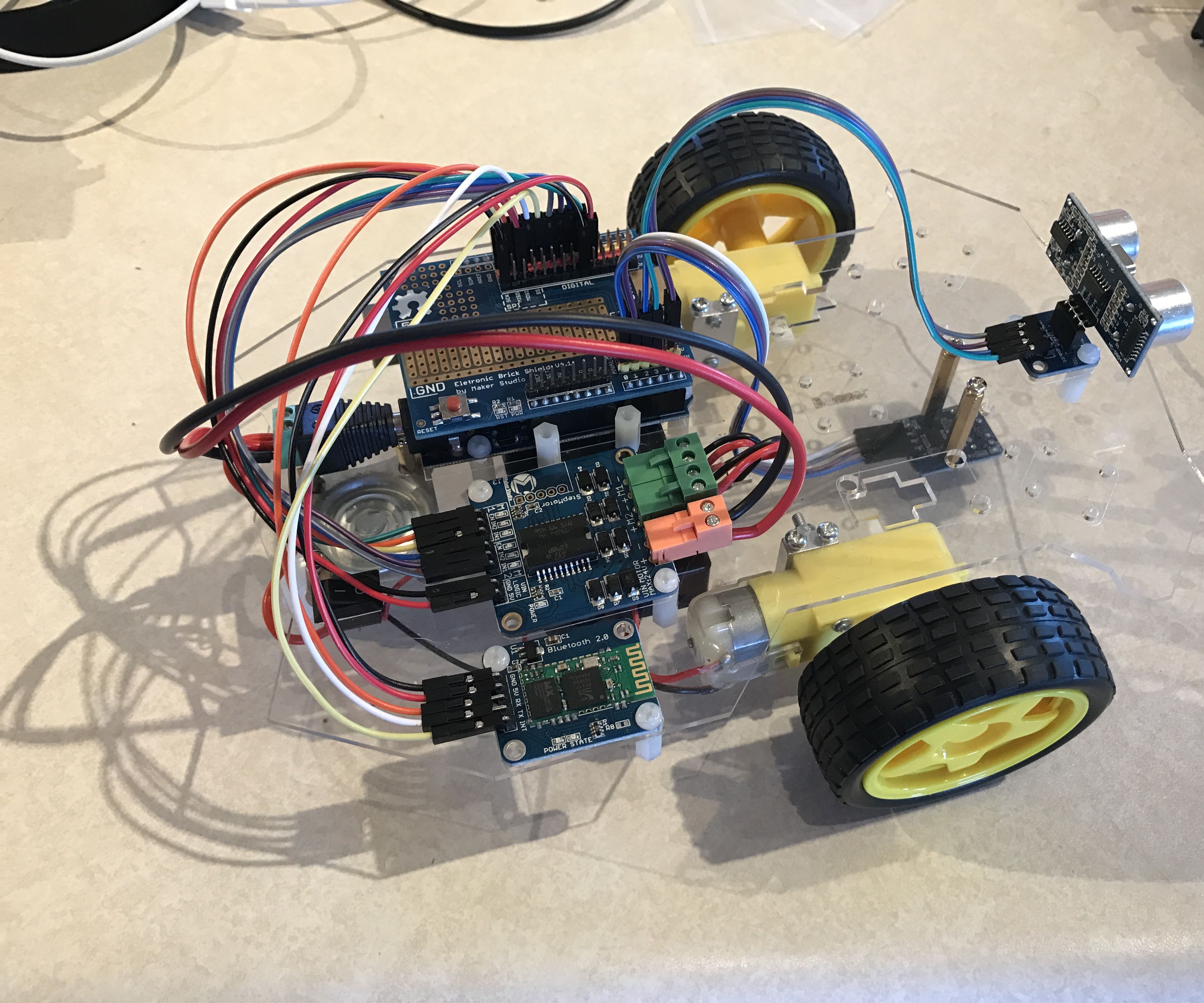 arduino 2 wheel robot