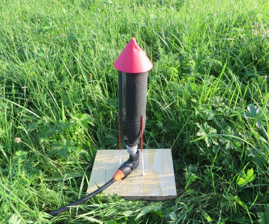 Air Pressure Rocket 6 Steps Instructables