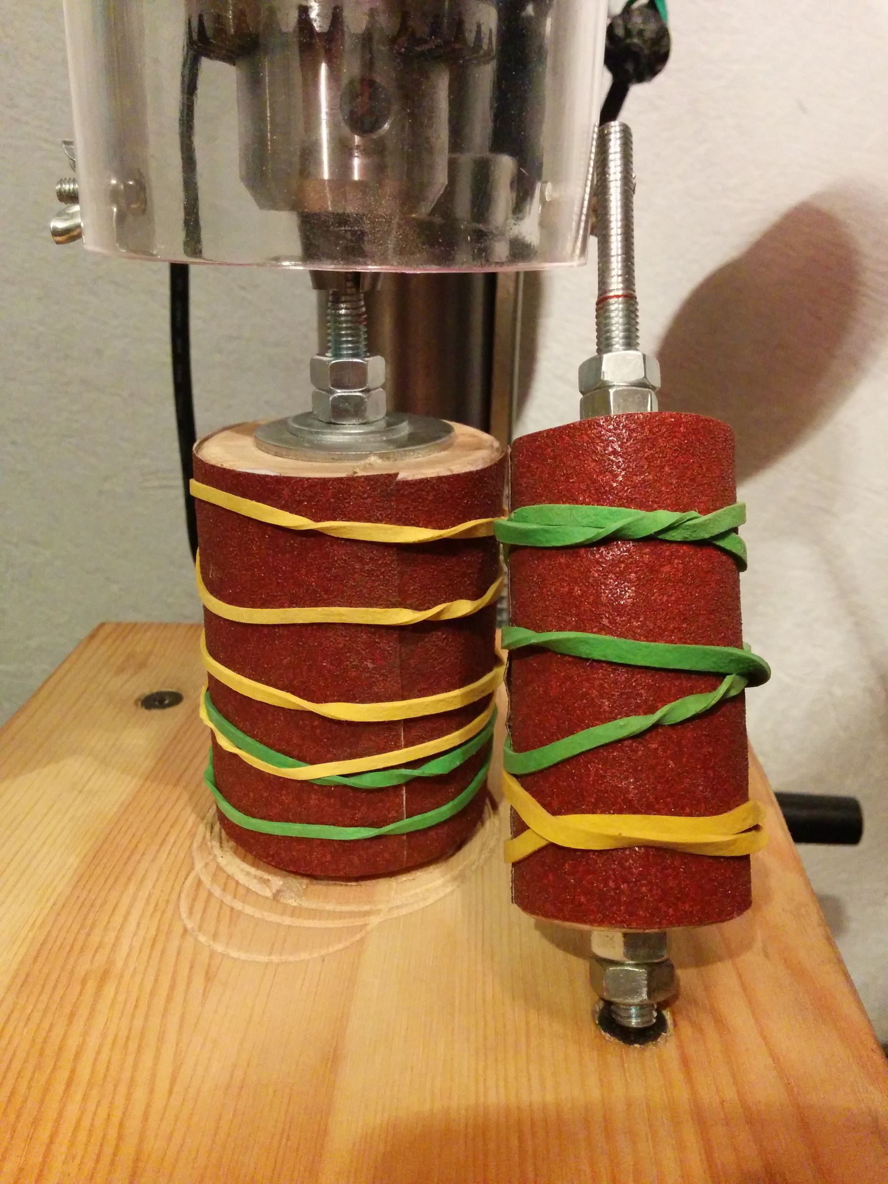 Drill Press Sanding Drums 4 Steps Instructables