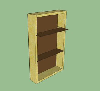 build a recessed storage cabinet 7 steps with pictures instructables