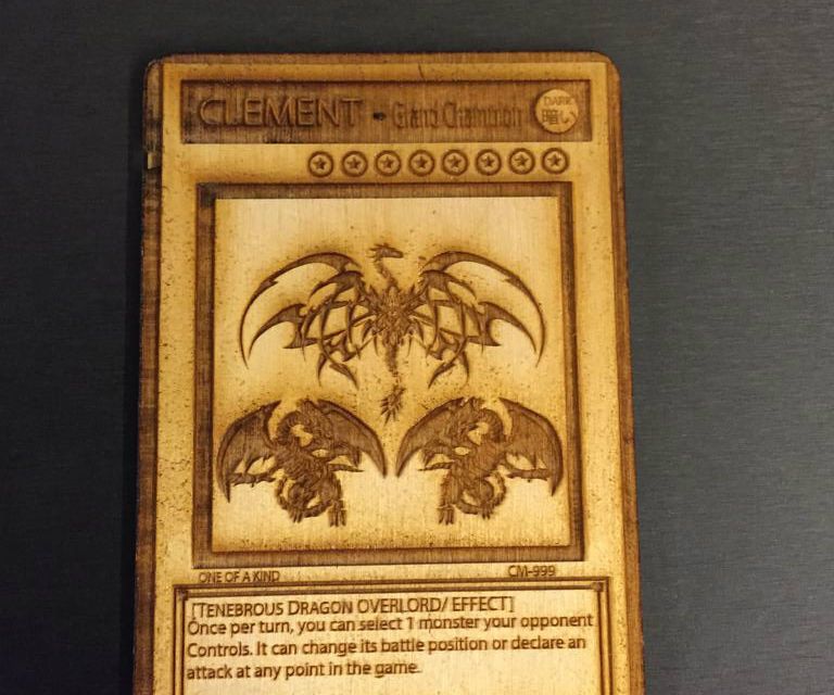 Wooden YU-GI-OH Card (Or Any Card You Like)