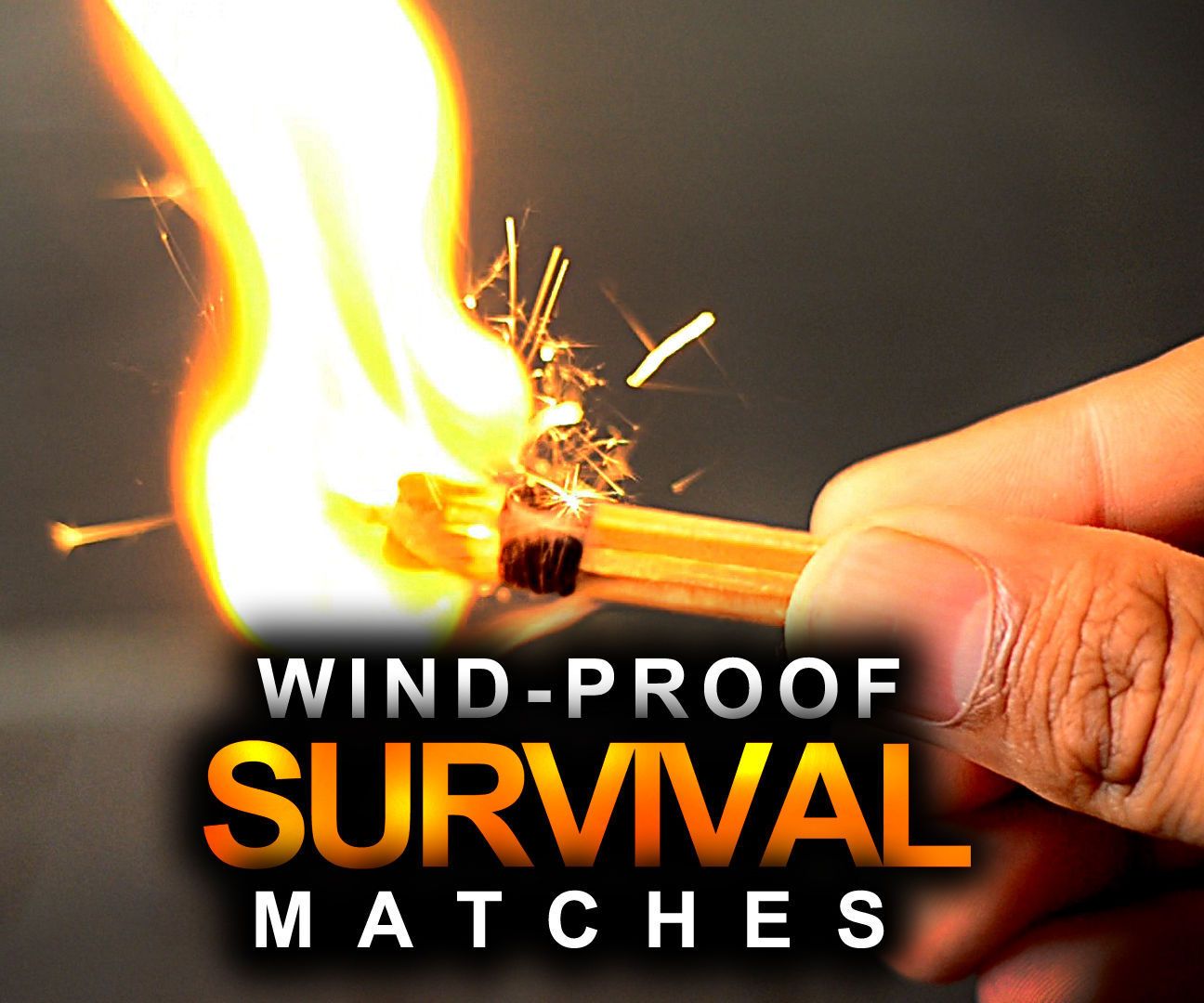 Wind Proof Survival Matches 5 Steps (with Pictures) Instructables