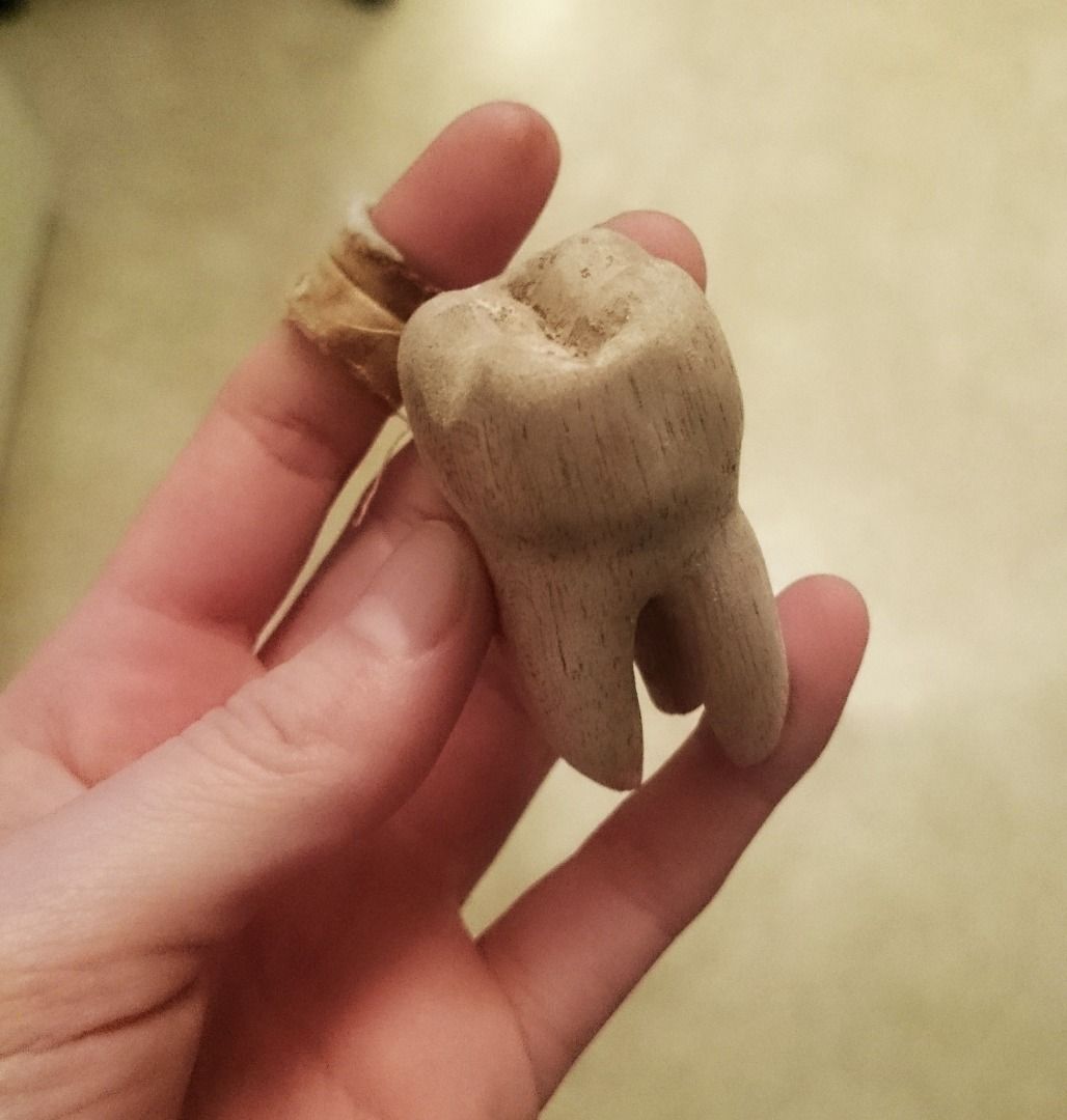 Carved Wooden Tooth 4 Steps Instructables