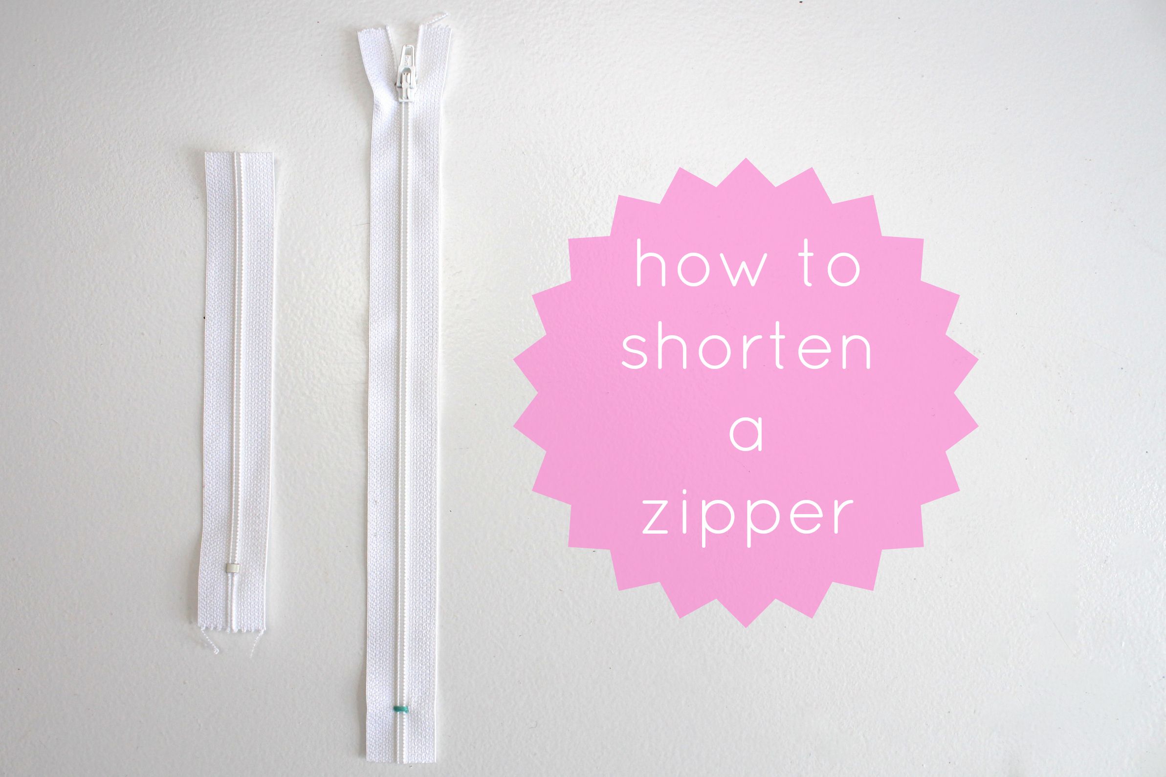 How to Shorten a Zipper 4 Steps (with Pictures) Instructables