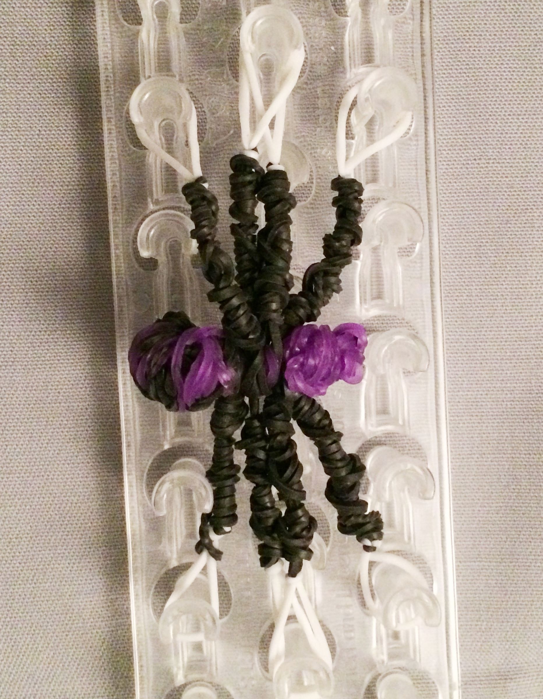 Spider Rubber Band Bracelet No Rainbow Loom Needed 6 Steps (with Pictures) Instructables